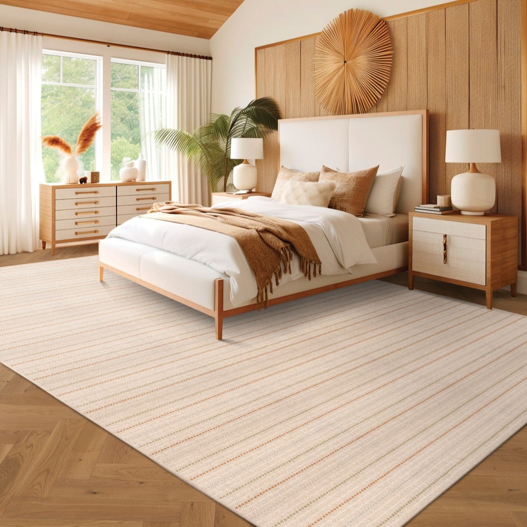 Custom area rugs and runners on display at Champion Floor in St. Louis